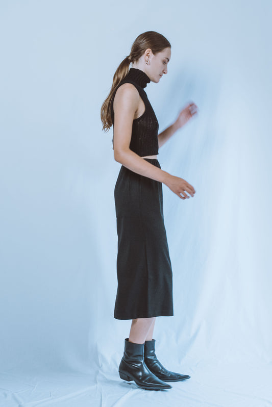 Turtle Neck Halter Top