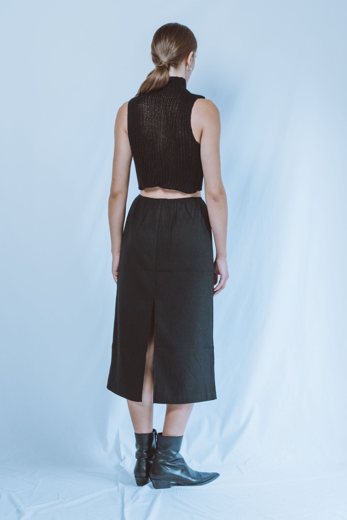 Turtle Neck Halter Top