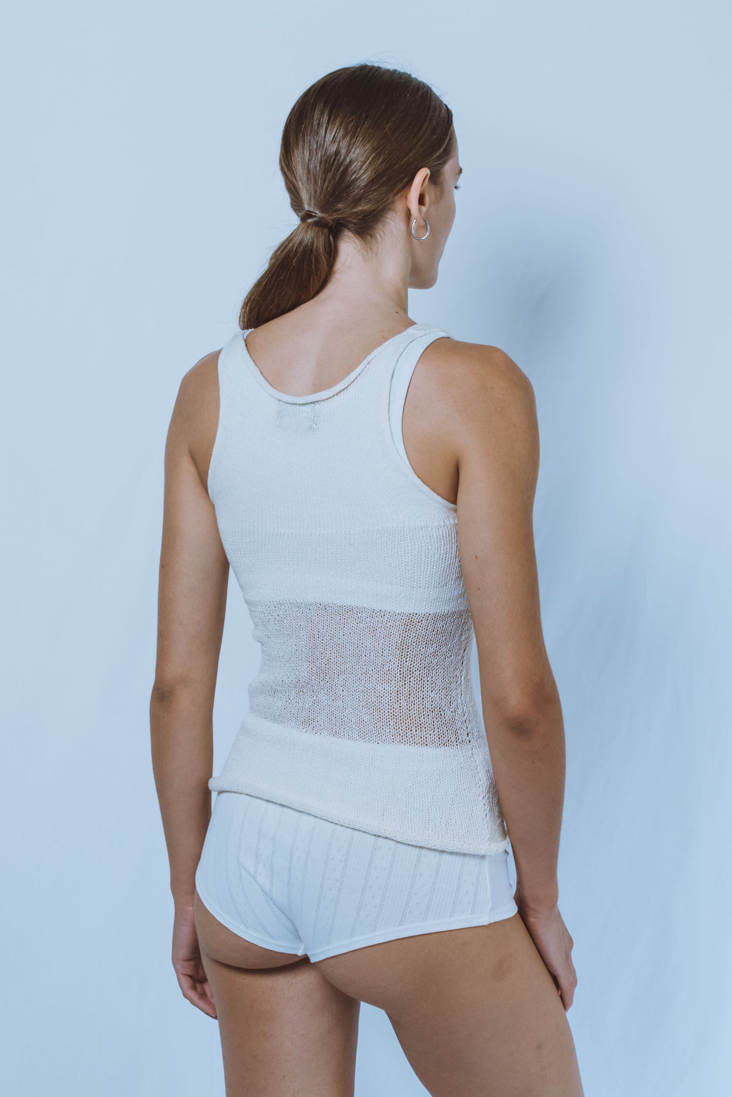 Dual-tensity tank top