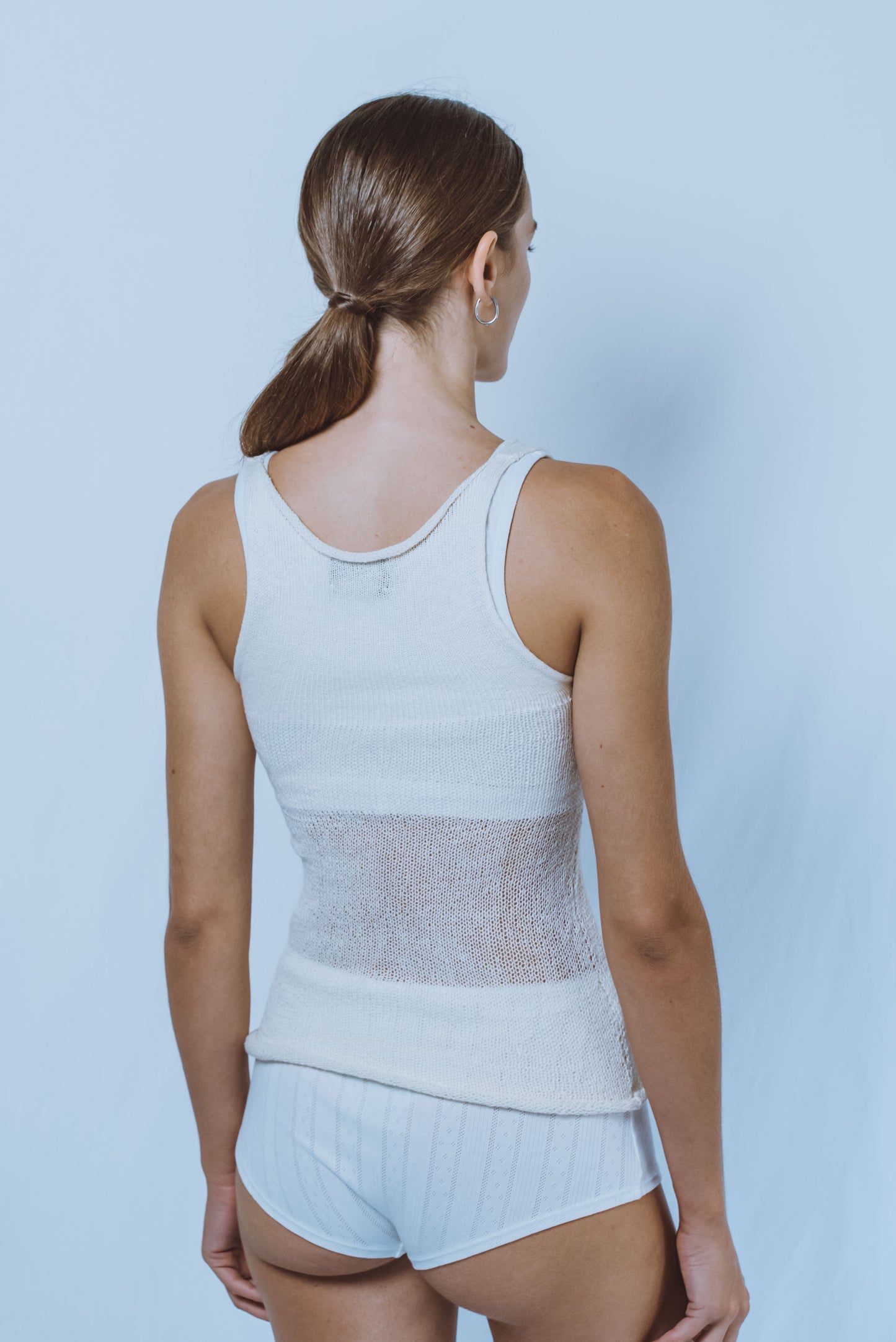 Dual-tensity tank top