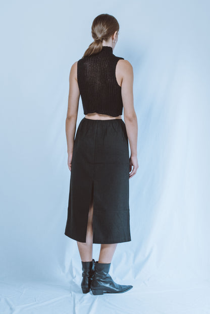 Turtle Neck Halter Top