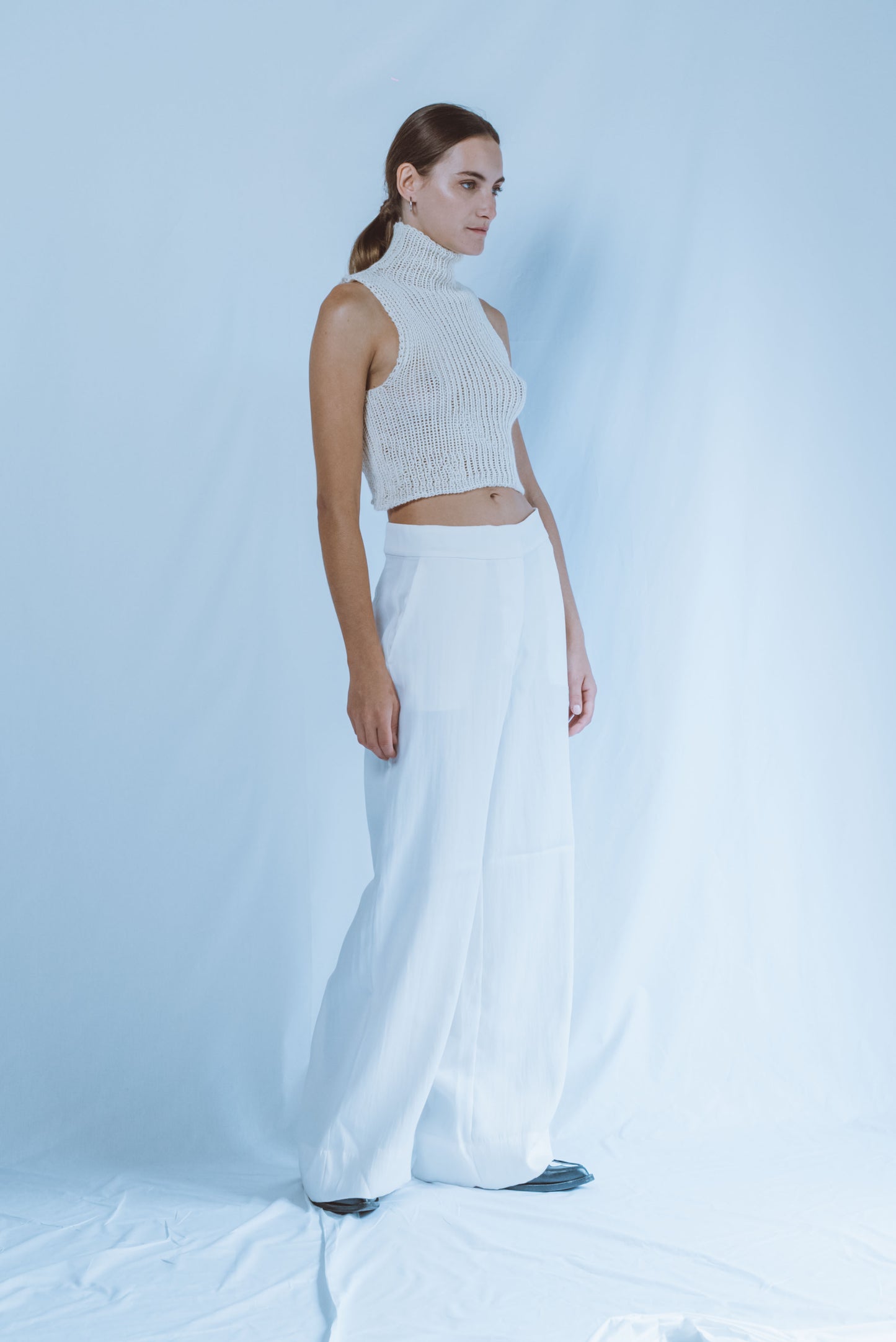 Turtle Neck Halter Top