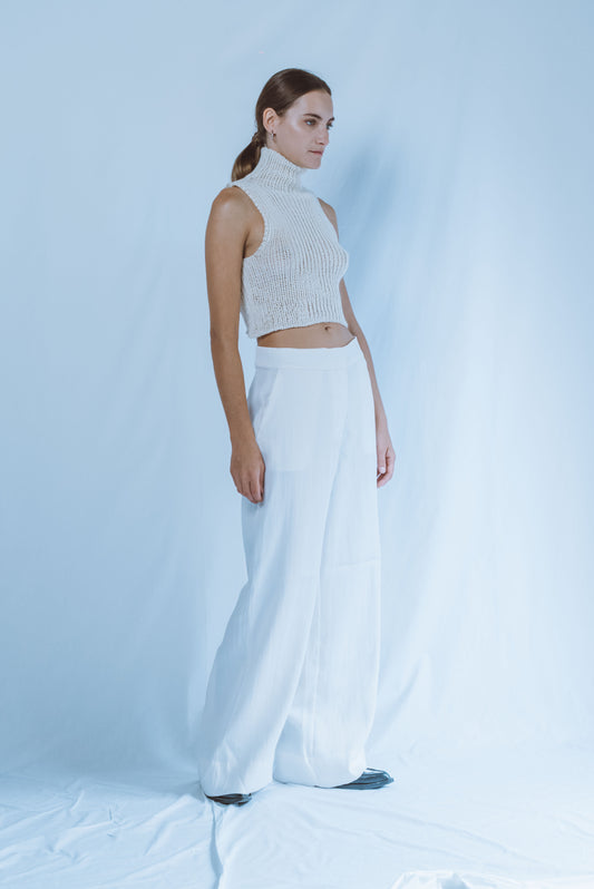 Turtle Neck Halter Top