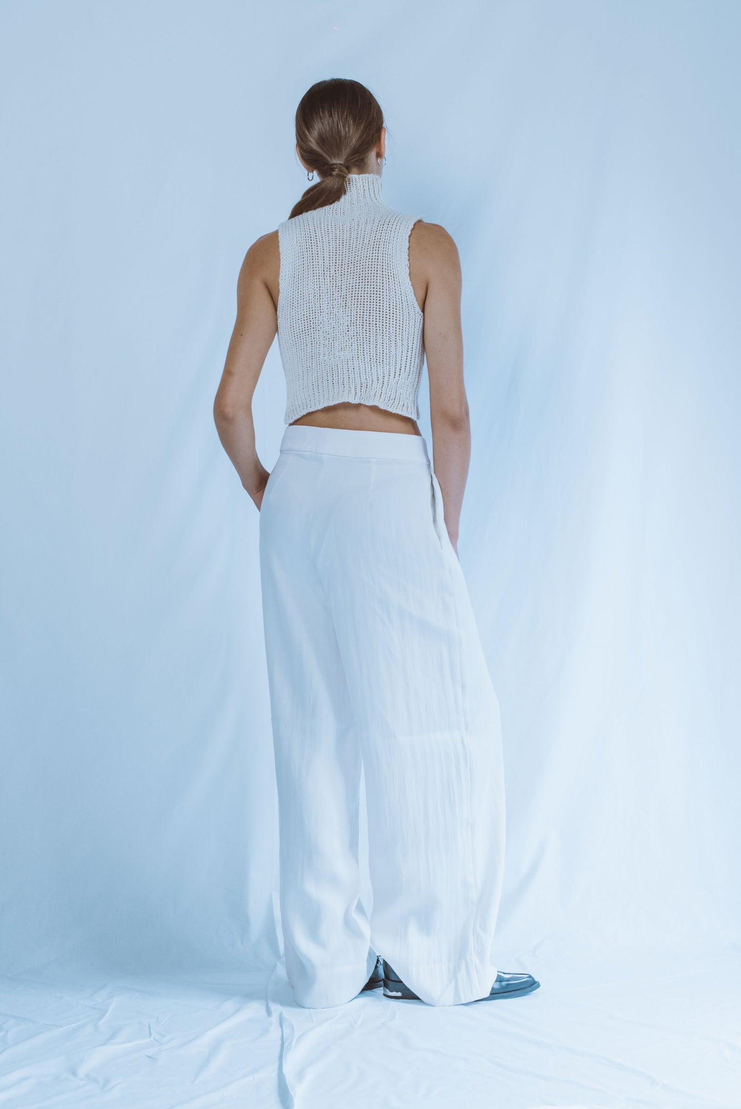 Turtle Neck Halter Top