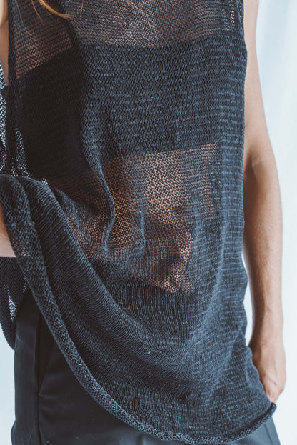 Loose-fitting muscle top